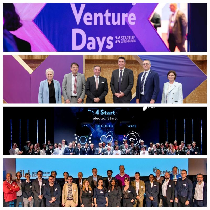 Sébastien Bonnet aux côtés de S.A.R. le Grand-Duc Guillaume et de l'écosystème d'innovation luxembourgeois — Venture Days, Fit 4 Start, ILA